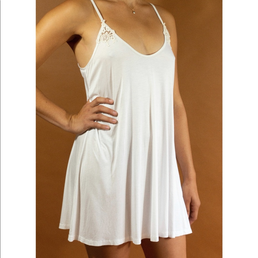 La Perla soft slip dress.